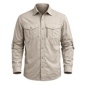 vented safari shirt