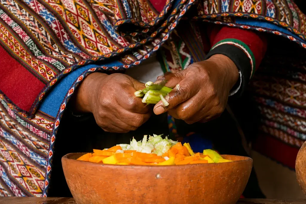 Traditioneller andiner Kochkurs mit lokalen Zutaten bei Cusco