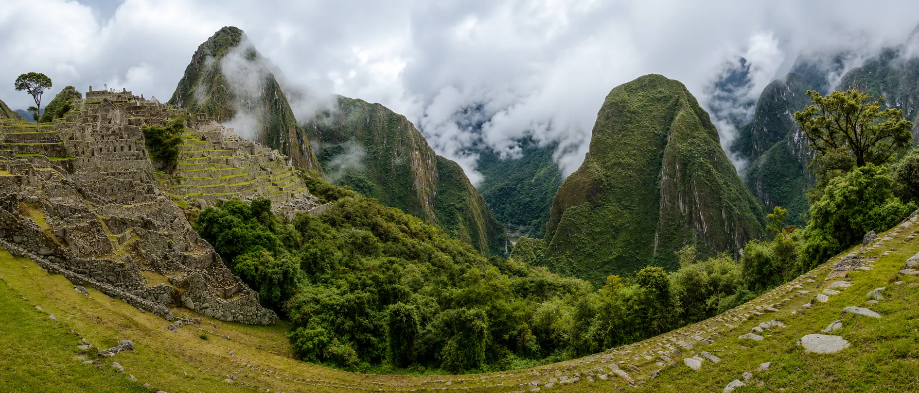 Panoramic view of Machu Picchu - Andean Moments Terms and Conditions