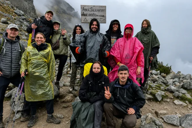 Crossing Abra Salkantay